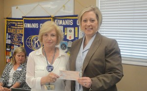 Kiwanis Club Of Greater Ocean Pines-Ocean City Present $500 Check To Cedar Chapel Special School