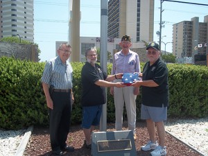 Vietnam Veterans Of America, Ocean City Chapter #1091 Donates U.S. Flag To St. Peter’s Lutheran Church