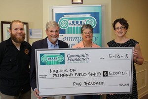 Community Foundation Of The Eastern Shore Awards $5,000 Community Needs Grant To The Friends Of Delmarva Public Radio