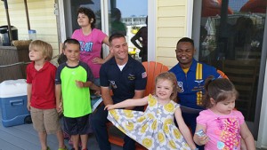 Prior To Dazzling Ocean City In The Air, Blue Angels Team Members Make Lifetime Memories For Visiting Families