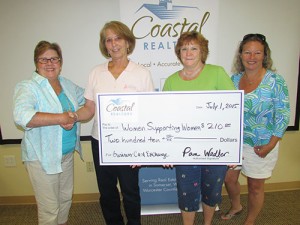 Coastal Association Of REALTORS® Donate Proceeds From 50/50 Raffle To Women Supporting Women