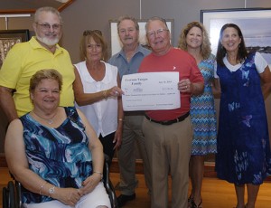 Everson-Vargas Family Presents $12,186 Check To The Arts League Of Ocean City