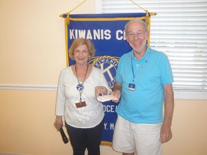Community Church Of Ocean Pines Receives $500 Donation From Kiwanis Club To Support ASP Mission