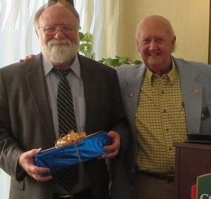 Ocean City/Berlin Rotary Club Outgoing President Presented With Gift At Swearing In Ceremony