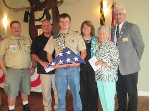 Court Of Honor Held At OC Elks Lodge For Christopher Buhrt