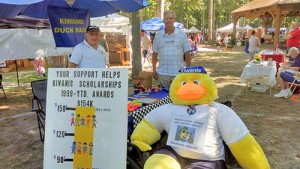 Kiwanis Club Of Greater Ocean Pines-Ocean City’s Duck Race Team Sell Chances At The Pine’eer Arts And Crafts Show