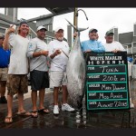 The tuna division was shook up on Friday with two leaderboard bigeyes brought to the scales, including a 200.5-pound beast, above, worth $399,209. 