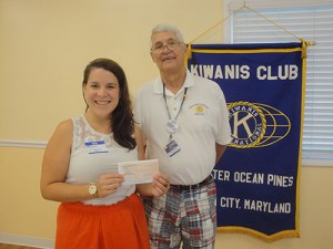 Diakonia Recieves $500 Donation From Kiwanis Club Of Greater Ocean Pines/Ocean City