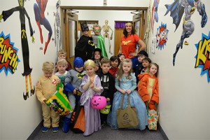 Worcester Prep Pre-K Students Trick-Or-Treat Classrooms