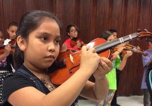 Buckingham Elementary Students Learn How To Use, Take Care Of And Play The Violin