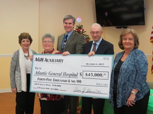 AGH Auxiliary Executive Committee Presents $45,000 Check To AGH President And CEO For 2016 Annual Appeal And 22nd Annual Penguin Swim