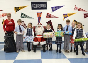 Santa Claus Stops By Worcester Prep Lower School