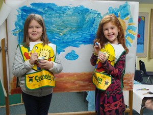 Seaside Christian Academy Students Enjoy Painting