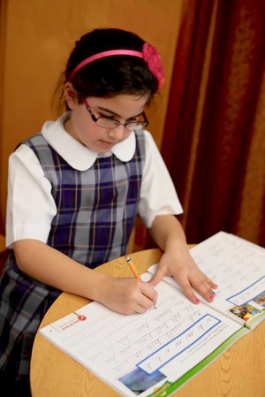 Worcester Prep Lower School Students Practice Cursive Writing In Honor Of National Handwriting Day