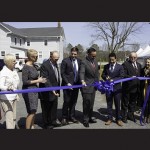 Pictured, from left, at The Voice Radio Network official opening of its new headquarters are Rep. Ruth Briggs-King, Delaware Department of Transportation Secretary Jennifer Cohan, State Rep. David Wilson, Sen. Bryan Townsend, Sen. Ernie Lopez, The Voice Radio Network President Kevin Andrade, Georgetown Mayor Bill West and Georgetown Chamber Executive Director Karen Duffield. 