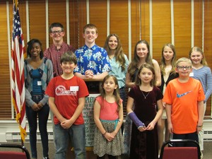 Worcester County 4-H Youth Development Program Holds Annual Public Speaking Contest