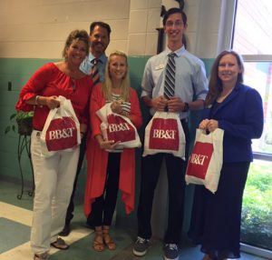 SD Middle School Thanks BB&T For Their Generosity