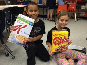 Showell Elementary Third Graders Compare Food Labels To Learn About Nutrition