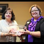 Coldwell Banker Residential REALTOR® Jenny Stitt accepts the Maryland Association of REALTORS® Community Service Award from Page Browning, Executive Vice President of the Coastal Association of REALTORS®. Submitted Photo
