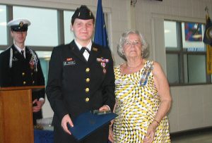 SD High School’s Kaitlyn Custer, Awarded Silver Daughters Of The American Revolution Outstanding Cadet Medal