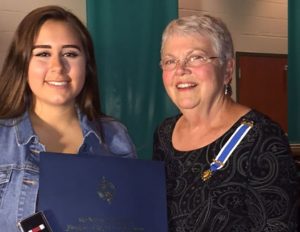 Daughters Of The American Revolution Present DAR Bronze ROTC Medals