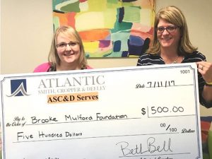 Atlantic/Smith, Cropper & Deeley Gives Partners With The Brook Mulford Foundation