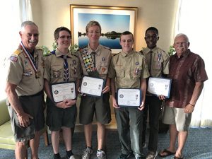 Local Recipients Of Eagle Scout Award Recognized By Ocean City-Berlin Rotary Club