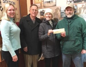 Ocean City Lions Club Presents Check To Ocean City Museum Society To Support Storm Warriors 5K