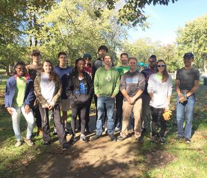 SD National Honor Society Members Provide Landscaping Improvements At The Berlin Park