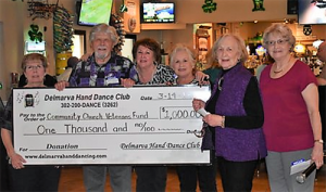 Delmarva Hand Dance Club Donates $1,000 To Community Church Of Ocean Pines Veterans Fund