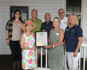 First Lady Yumi Hogan Presents Governor’s Citation To Ocean City Life-Saving Station Musem