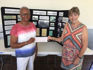 Germantown School Community Heritage Center Accepts Donation From Bank Of Delmarva Employees