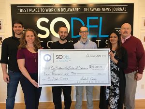 SoDel Cares Donates $4,000 To Big Brothers Big Sisters Of Delaware