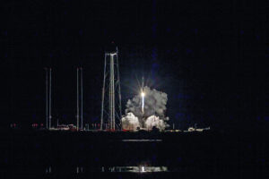 Rocket Launches From NASA Wallops Facility