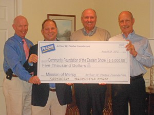 Mission Of Mercy Accepts $5K Grant From Arthur W. Perdue Foundation