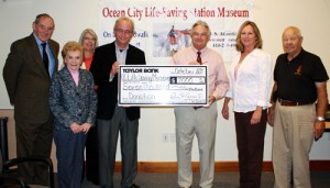 Taylor Bank Presents OC Museaum Society With $7,000 Check