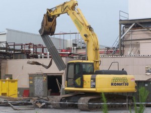 Demolition Begins With Property’s Future In Doubt