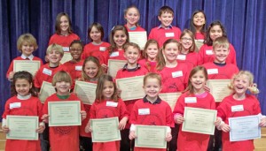 OC Elementary Honors February Students Of The Month