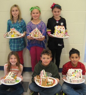 Fourth Graders At OC Elementary Create Gingerbread Houses