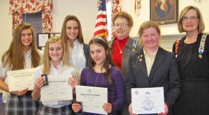 Daughters Of The American Revolution Honors Its 2011-2012 Essay Winners