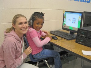 Teachers Work With Students During Success Maker Lab At Buckingham Elementary