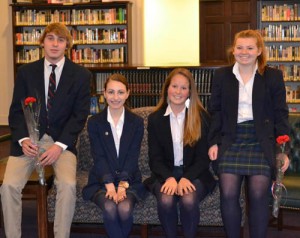 Worcester Prep Students Inducted Into Societe Honoraire de Francias, Chapitre Bastille