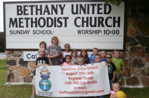 Bible School At Bethany United Methodist Church Donates $477.16 To Society Of St. Andrew