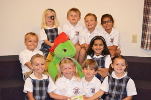 Worcester Prep Kindergarten Class Enjoys Time With Franklin After Reading “Franklin’s Library Book”