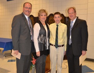 Wyatt Bishop Recognized During 11th Annual SDHS Presidential Service Award Ceremony