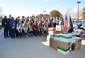 Several Stephen Decatur High School Classes And Clubs Join Forces To Support The Troops