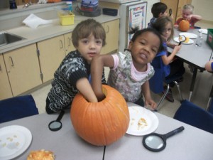 Pre-kindergarten Students At Ocean City Elementary Use Their Senses During Science Activity