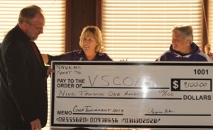 Ravens Roost 96 Presents Check For $9,100 To Veterans Support Centers Of America
