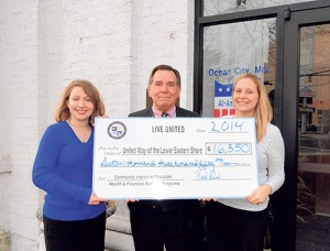 Town Of OC Employees Present United Way With $16,350 Check