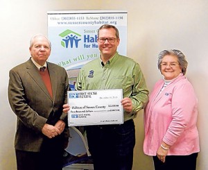 First Shore Federal Donates $2,000 Toward Mission Of Sussex County Habitat For Humanity
